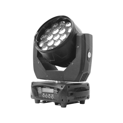 Luz de lavado con zoom de cabezal en movimiento LED de 19 × 15W   LLT-1915